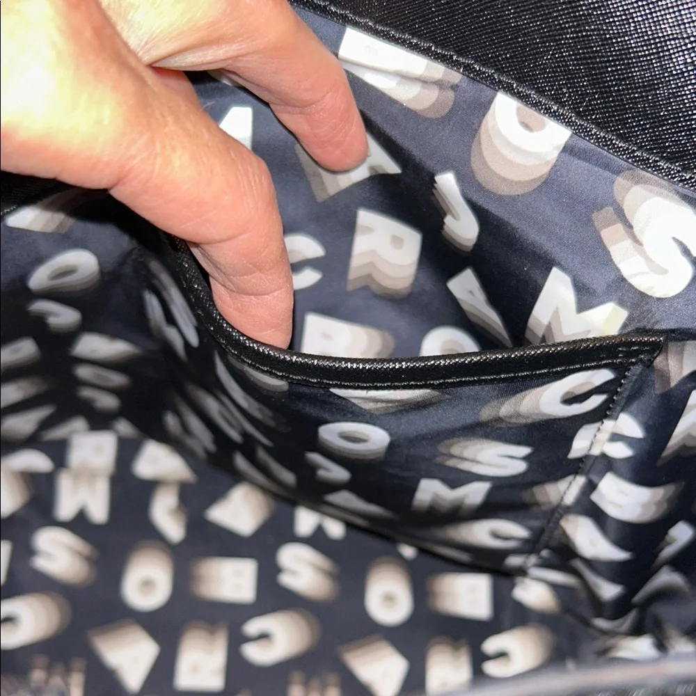 Marc Jacobs Black Graphic Tote - Picture 10 of 12